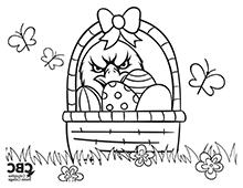 网赌正规真人实体在线平台 Spring Coloring Page